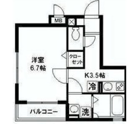 板橋区賃貸マンション・1K