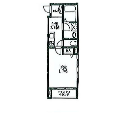 板橋区賃貸マンション・1K