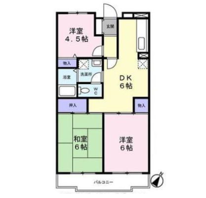 東京都板橋区中台２丁目 賃貸マンション 3DK