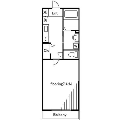 東京都板橋区常盤台３丁目 賃貸マンション 1K