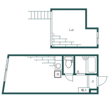 板橋区 アパート 1R