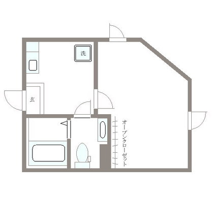 板橋区 アパート 1K