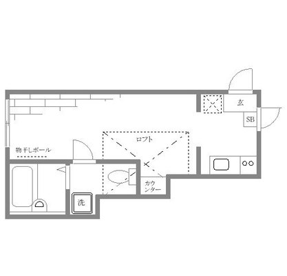 板橋区 アパート 1R