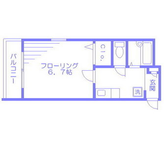 東京都板橋区板橋２丁目 賃貸マンション 1K