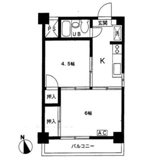 東京都板橋区板橋１丁目 賃貸マンション 2K