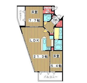 東京都板橋区東新町１丁目 賃貸マンション 2LDK