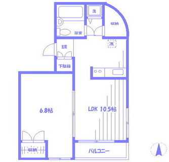 東京都板橋区板橋２丁目 賃貸マンション 1LDK