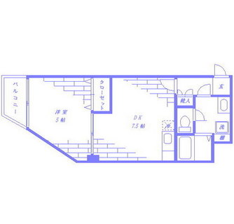 東京都板橋区板橋２丁目 賃貸マンション 1DK