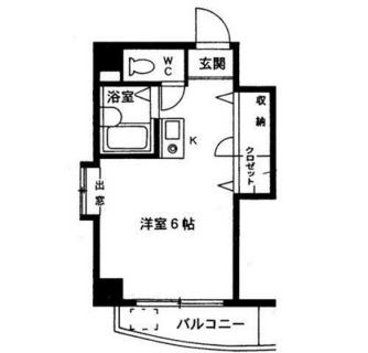 東京都板橋区常盤台１丁目 賃貸マンション 1K