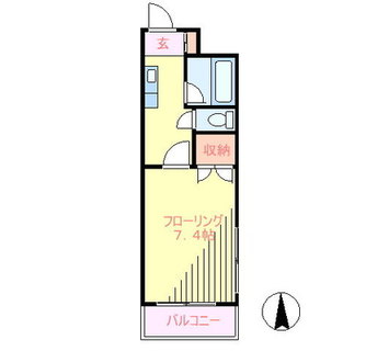 東京都板橋区西台２丁目 賃貸マンション 1K