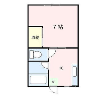 東京都板橋区高島平１丁目 賃貸アパート 1K