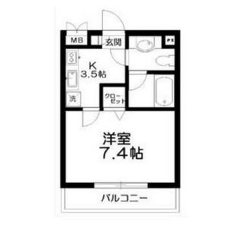 東京都板橋区赤塚４丁目 賃貸マンション 1K