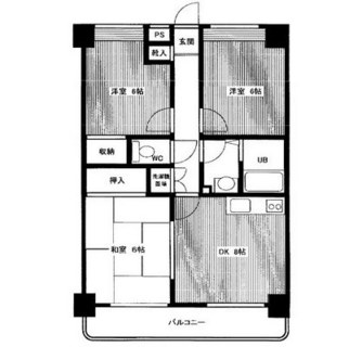 東京都板橋区赤塚４丁目 賃貸マンション 3DK