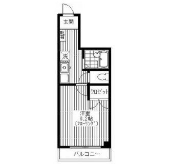 東京都板橋区常盤台３丁目 賃貸マンション 1K