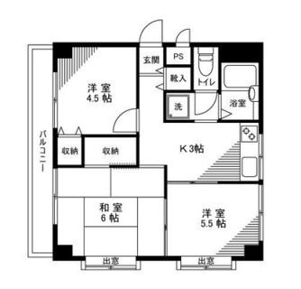 東京都板橋区大和町 賃貸マンション 3K