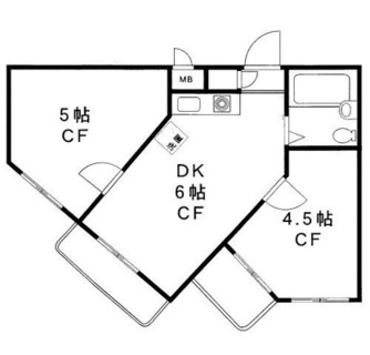 東京都板橋区南町 賃貸マンション 2DK