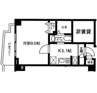 東京都板橋区清水町 賃貸マンション 1K