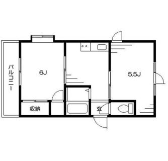 東京都板橋区双葉町 賃貸マンション 2K