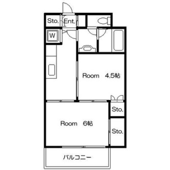 東京都板橋区板橋４丁目 賃貸マンション 2K