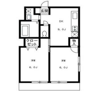 東京都板橋区成増５丁目 賃貸マンション 2DK