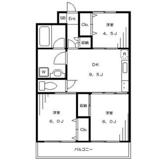東京都板橋区成増４丁目 賃貸マンション 3DK