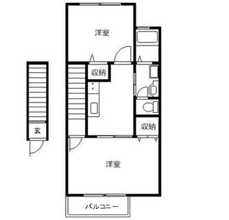 東京都板橋区前野町６丁目 賃貸アパート 2K