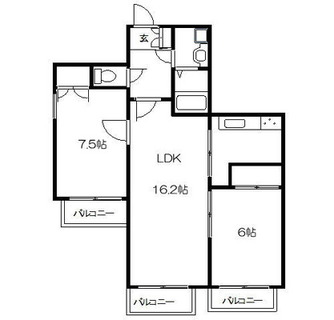 東京都板橋区前野町２丁目 賃貸マンション 2LDK