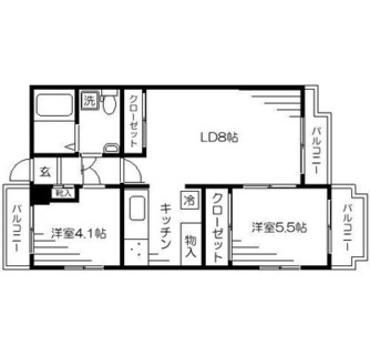 東京都板橋区大門 賃貸マンション 2LDK