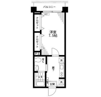 東京都板橋区若木２丁目 賃貸マンション 1K