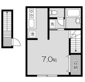 東京都板橋区大谷口北町 賃貸アパート 1R