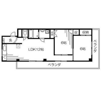 東京都板橋区西台２丁目 賃貸マンション 2LDK