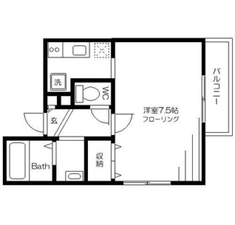 東京都板橋区西台１丁目 賃貸アパート 1K