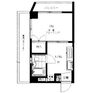 東京都板橋区上板橋２丁目 賃貸マンション 1DK