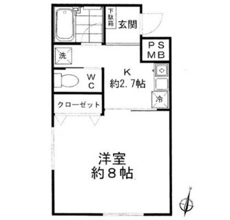 東京都板橋区桜川３丁目 賃貸マンション 1K