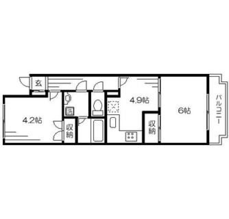 東京都板橋区宮本町 賃貸マンション 2K