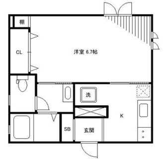 東京都板橋区大山町 賃貸マンション 1K