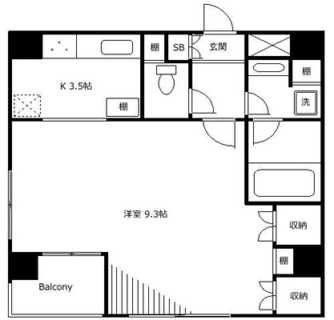 東京都板橋区桜川２丁目 賃貸マンション 1K