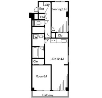 東京都板橋区志村１丁目 賃貸マンション 2LDK