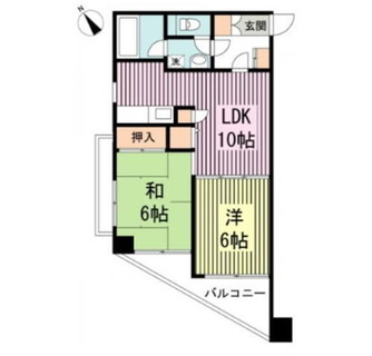 東京都板橋区赤塚新町１丁目 賃貸マンション 2LDK