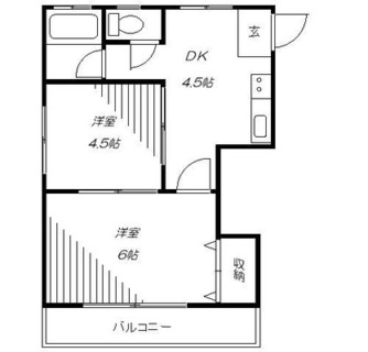 東京都板橋区若木２丁目 賃貸マンション 2K