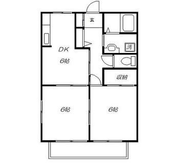 東京都板橋区赤塚６丁目 賃貸アパート 2DK