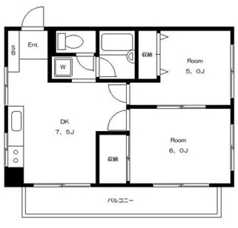 東京都板橋区志村２丁目 賃貸マンション 2DK