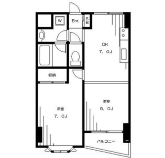 東京都板橋区赤塚３丁目 賃貸マンション 2DK