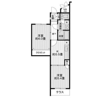 東京都板橋区前野町２丁目 賃貸マンション 2K