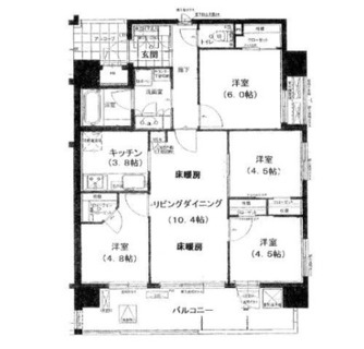 東京都板橋区舟渡３丁目 賃貸マンション 4LDK以上