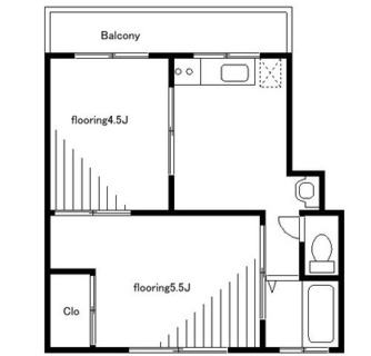 東京都板橋区常盤台３丁目 賃貸マンション 2K