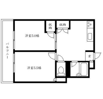 東京都板橋区大山金井町 賃貸マンション 2K