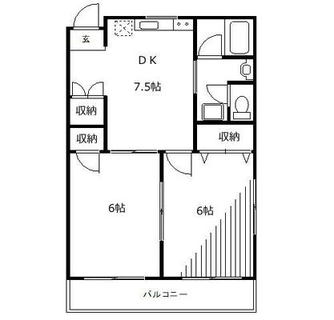 東京都板橋区常盤台２丁目 賃貸マンション 2DK