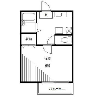 東京都板橋区上板橋１丁目 賃貸アパート 1K