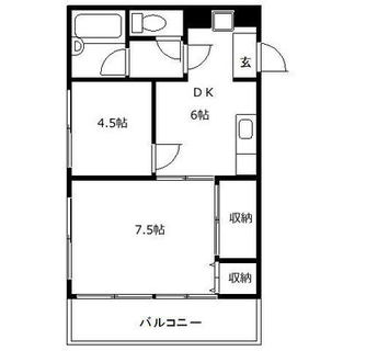 東京都板橋区上板橋３丁目 賃貸マンション 2DK